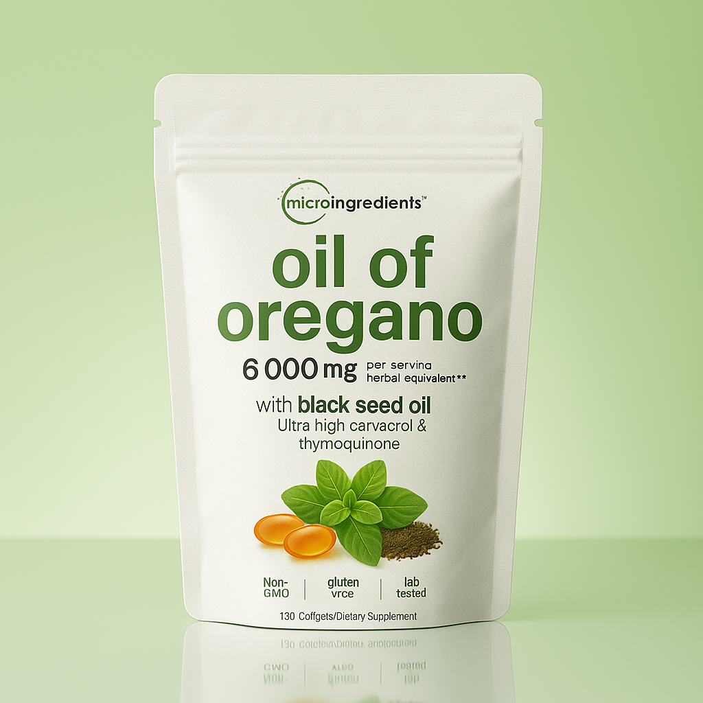 Aceite de orégano y semilla negra