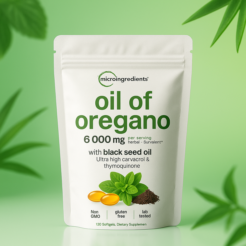 Aceite de orégano y semilla negra